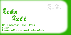 reka hull business card